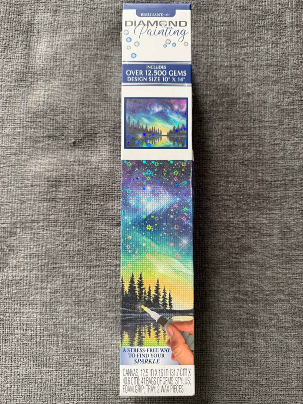 Rebrilliant Diamond Painting Kit - Blue, Teal, White